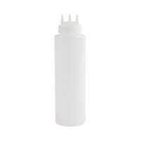 Vogue transparente Quetschflasche mit 3 Spritzdüsen 1L 