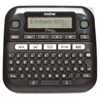 brother P-touch D210VP Beschriftungsger&auml;t schwarz