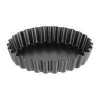 Vogue Antihaft Mini-Quicheformen mit herausnehmbarem Boden 1