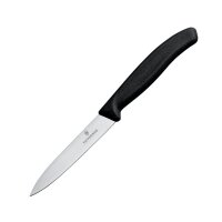 Victorinox Schälmesser Spitz 10cm Schwar