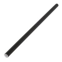 Fiesta Compostable Kompostierbare Cocktailtrinkhalme aus Papier schwarz
