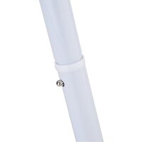 Bolero Hochstuhl aus Edelstahl und Polypropylen weiß 2