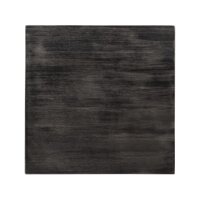Bolero Vorgebohrte quadratische Tischplatte Vintage Black 70