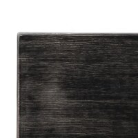 Bolero Vorgebohrte quadratische Tischplatte Vintage Black 70