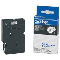 TC291 BROTHER PTOUCH 9mm WEISS-SCHWARZ