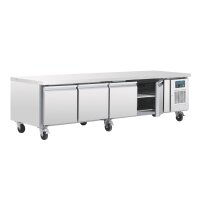 Polar Serie U 4-türiger GN-Kühltisch 420L