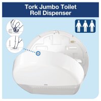TORK Toilettenpapierspender Elevation T1 554000 weiß K