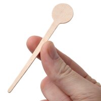 Fiesta Compostable biologisch abbaubare Cocktailrührer aus Holz 10cm (100 Stück)