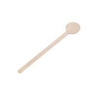 Fiesta Compostable biologisch abbaubare Cocktailrührer aus Holz 10cm (100 Stück)