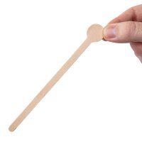 Fiesta Compostable biologisch abbaubare Cocktailrührer aus Holz 15cm (100 Stück)