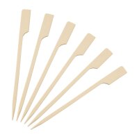Fiesta Compostable biologisch abbaubare Bambus-Spieße 120mm (100 Stück)