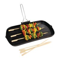 Fiesta Compostable Biologisch abbaubare Bambusspieße Paddelform 21cm