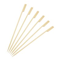 Fiesta Compostable Biologisch abbaubare Bambusspieße Paddelform 24cm