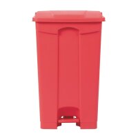 Jantex Küchenpedaleimer rot 87L