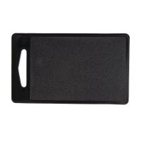 Hygiplas rechteckiges Bar Schneidebrett schwarz 25,5cm 2