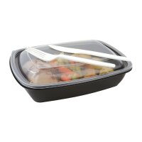 Fastpac mittlere rechteckige Lebensmittelbehälter 900 ml (300 Stück)