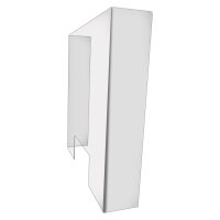 Bolero Sneeze Guard mit Zahlung Serving Hatch
