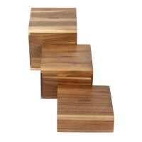 Olympia Acacia Erhöhungsblöcke 50/100/150(H)mm (3 Stück)