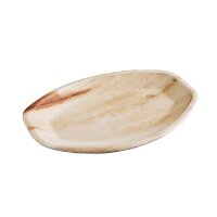 Fiesta Compostable ovale Palmblattteller 36 x 24cm