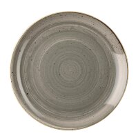 Churchill Stonecast, runder Coupe-Teller, Pfefferkorngrau, 2