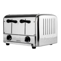 Dualit Cateringtoaster 49900 Edelstahl 4 Schlitze 3