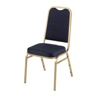 Bolero Bankettstühle mit quadratischer Lehne blau (4...