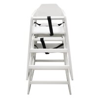 Bolero Kinderhochstuhl antik weiß 2