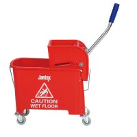 Jantex Moppeimer mit Mopppresse rot 20L 2
