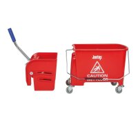Jantex Moppeimer mit Mopppresse rot 20L 3