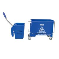 Jantex Moppeimer mit Mopppresse blau 20L 3