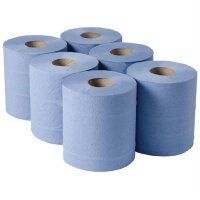 Jantex Handtuchrollen für Innenabrollung blau 2-lagig (