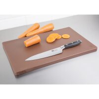 Hygiplas LDPE extra dickes Schneidebrett braun 45x30x2cm 3