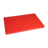 Hygiplas LDPE extra dickes Schneidebrett rot 45x30x2cm