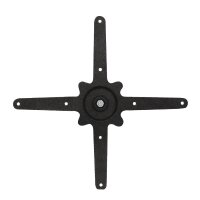 Bolero Doppeltischfuß Gusseisen 72cm hoch (2 Stüc