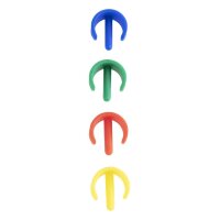 Jantex Clipex Stiel mit Farbclips 137cm 3