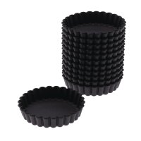 Matfer Bourgeat runde gerillte Törtchenform 10cm (12 St