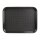 Olympia Kristallon Fast-Food-Tablett aus Polypropylen schwarz 34,5cm