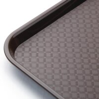 Olympia Kristallon Fast-Food-Tablett braun 34,5 x 26,5cm 3
