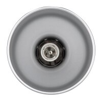 Buffalo ausziehbare Wärmelampe mit Silber-Finish 2