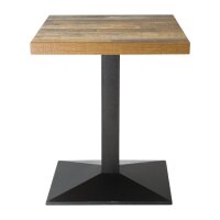 Bolero Vorgebohrte Quadratische Tischplatte Urban Dunkel 600