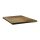 Topalit Classic Line quadratische Tischplatte Atacama Kirschenholz 80cm