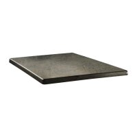 Topalit Classic Line runde Tischplatte Beton 80cm