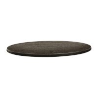 Topalit Classic Line runde Tischplatte Holz 80cm