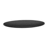 Topalit Smartline runde Tischplatte anthrazit 80cm