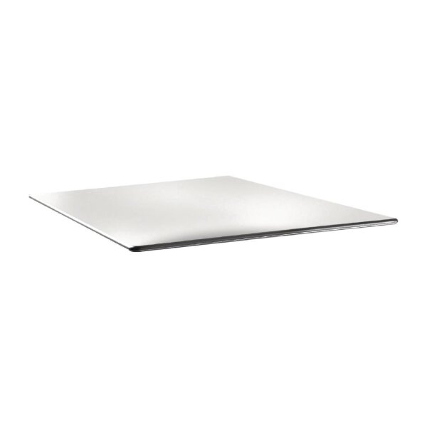 Topalit Smartline quadratische Tischplatte weiß 70cm