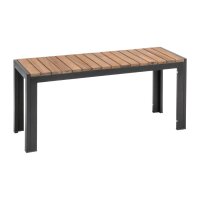 Bolero Stahl- und Akazienholzbänke 100cm 2