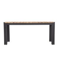 Bolero Stahl- und Akazienholzbänke 100cm 3