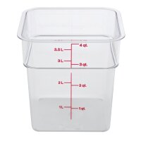 Cambro quadratischer Polycarbonat...