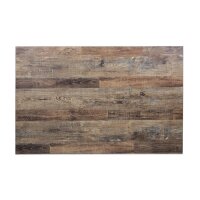 Bolero vorgebohrte rechteckige Tischplatte Urban Dark 1100x7