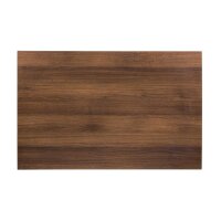 Bolero vorgebohrte rechteckige Tischplatte Rustic Oak 1100x700mm